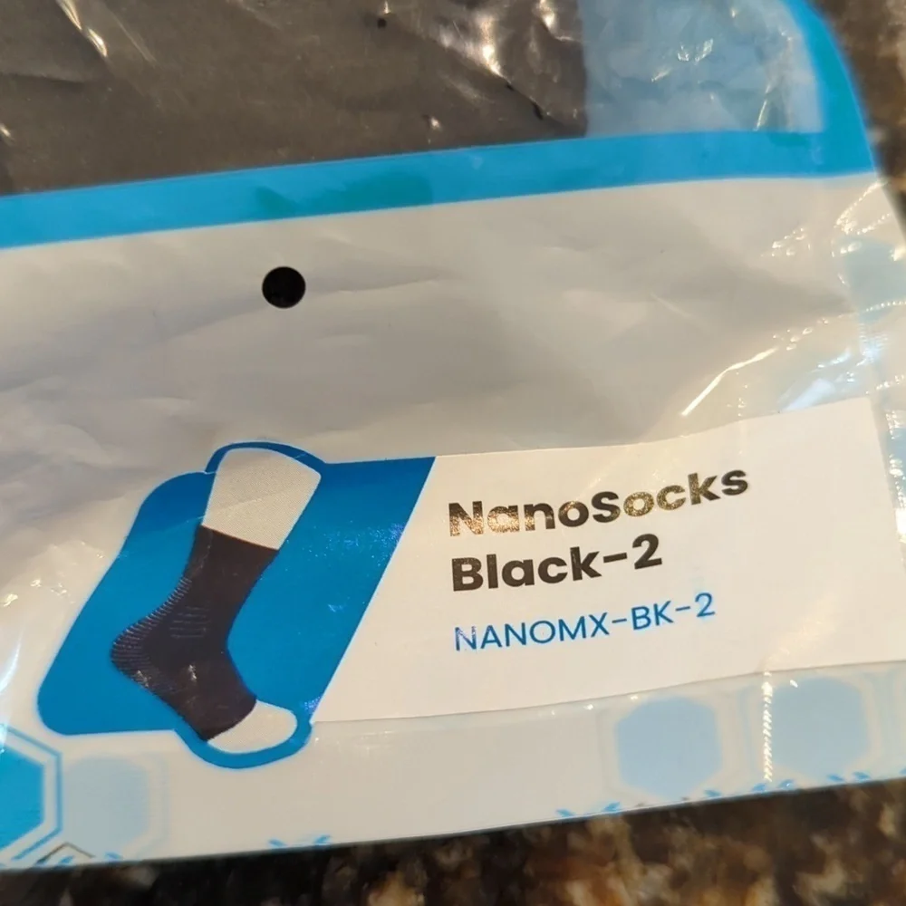 Nanosocks One pair Black Compression